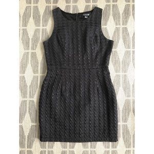 Forever 21 Little Black Dress Houndstooth Print